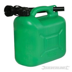 Plastic Fuel Can 5Ltr Green 847074