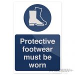 Fixman Protective Footwear Must Be Worn Sign 200 x 300mm Rigid 863274