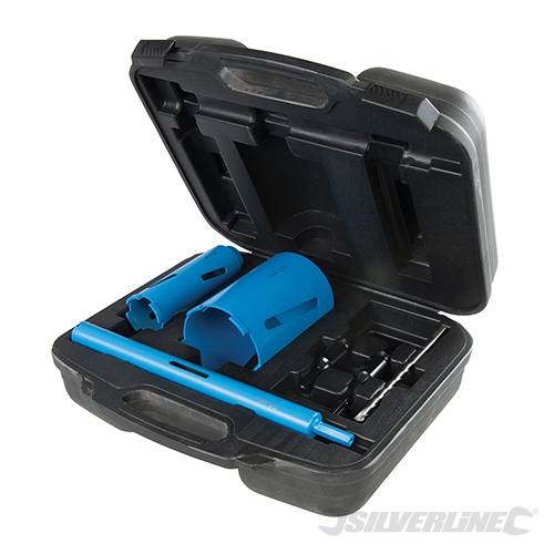 Diamond Core Drill Kit 3-Core 7pce 28 868543