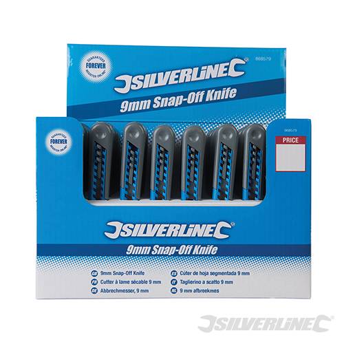 9mm Snap-Off Knife Display Box 48pce 48pce 868579 - Image 2