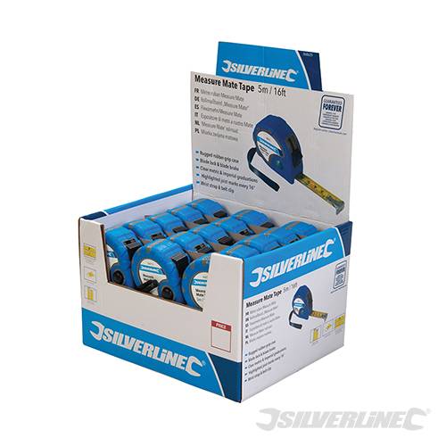 Measure Mate Tape Display Box 30pce 5m / 16ft x 19mm 868620