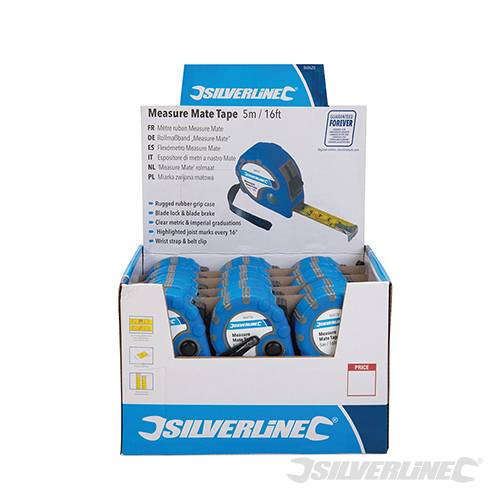 Measure Mate Tape Display Box 30pce 5m / 16ft x 19mm 868620 - Image 2