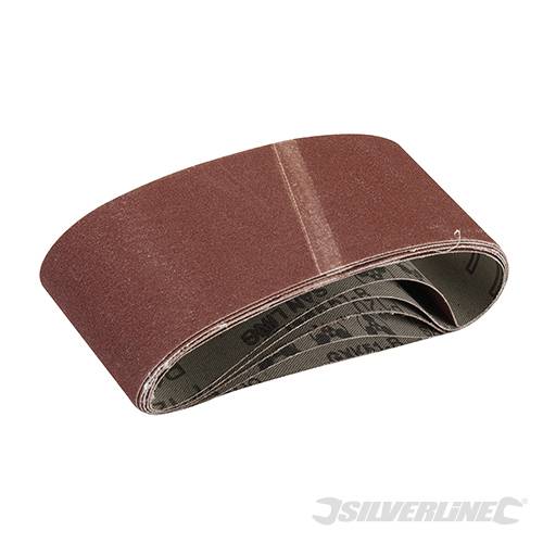 Sanding Belts 65 x 410mm 5pk 120 Grit 870507