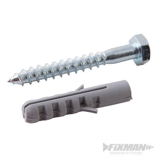 Fixman Satellite Fixing Kit 4pk M10 x 80mm 876236