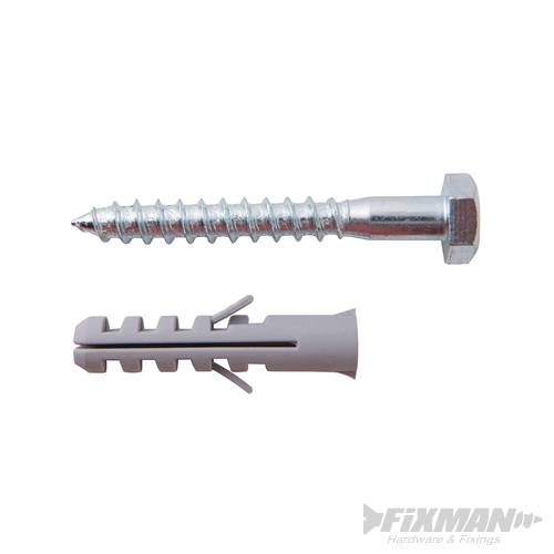 Fixman Satellite Fixing Kit 4pk M10 x 80mm 876236 - Image 2