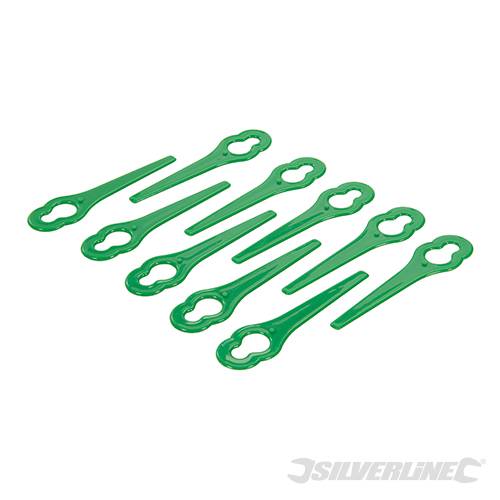 Replacement Clip-On Mower & Strimmer Blades 10pk 85mm 879964