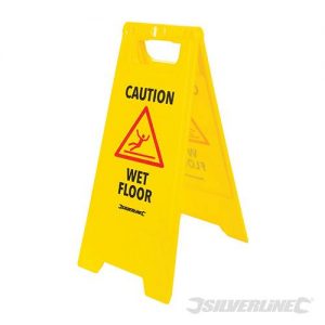 A' Frame Caution Wet Floor Sign 295 x 610mm English 883504