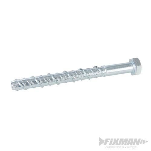 Fixman Concrete Masonry Bolts 10pk M12 x 130mm 886787