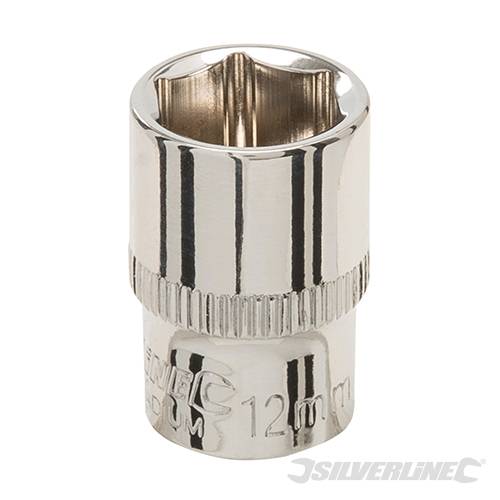 Socket 1/4" Drive 6pt Metric 12mm 889318 - Image 2