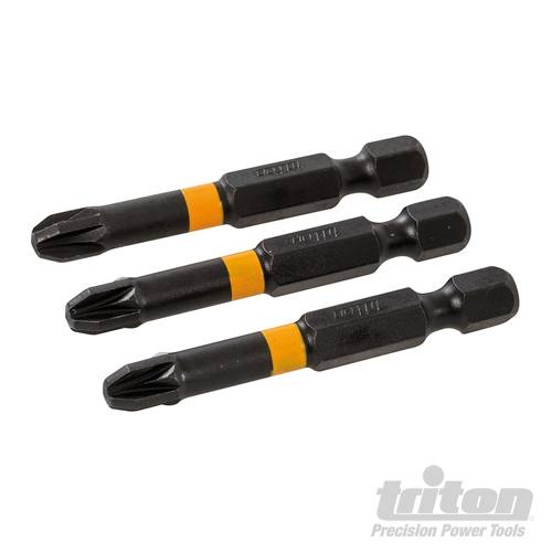 Pozi Screwdriver Impact Bit 3pk PZ3 50mm 892852