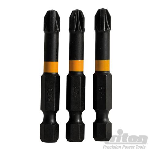 Pozi Screwdriver Impact Bit 3pk PZ3 50mm 892852 - Image 2