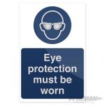 Fixman Eye Protection Must Be Worn Sign 200 x 300mm Rigid 893068