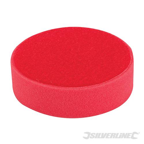 Silverline Hook & Loop Foam Polishing Head 150mm Ultra-Soft Red 908944