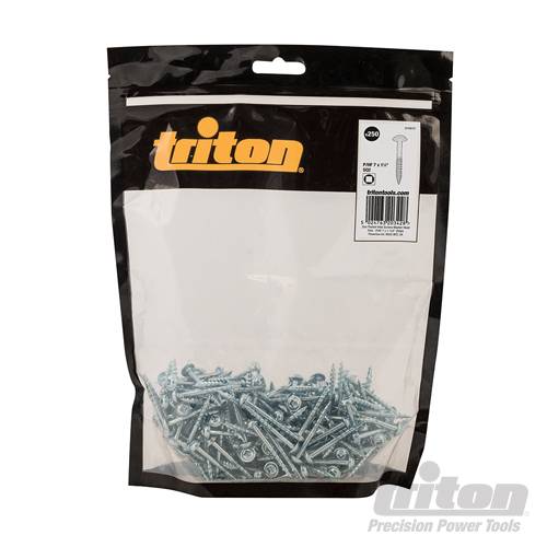 Triton Zinc Pocket-Hole Screws Washer Head Fine P/HF 7 x 1-1/4" 250pk 916912 - Image 2