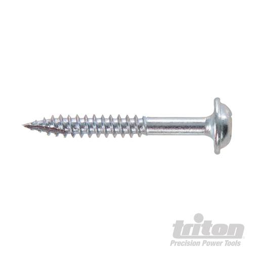 Triton Zinc Pocket-Hole Screws Washer Head Fine P/HF 7 x 1-1/4" 250pk 916912 - Image 3