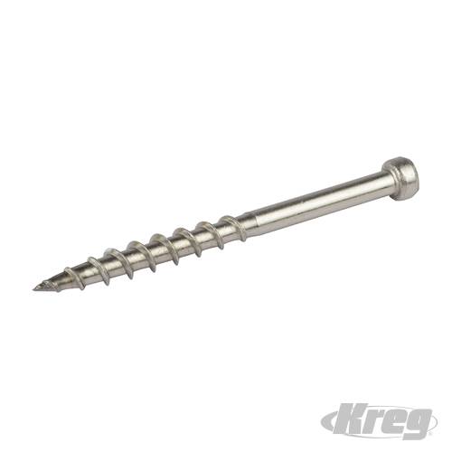 Stainless Steel Pocket-Hole Screws Pan Head Coarse - 928265