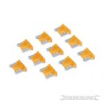 ATT Low Profile Mini Automotive Blade Fuses 10pk 5A Tan 928704