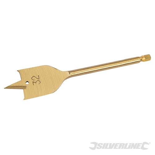 Titanium-Coated Flat Bit 32mm 955426