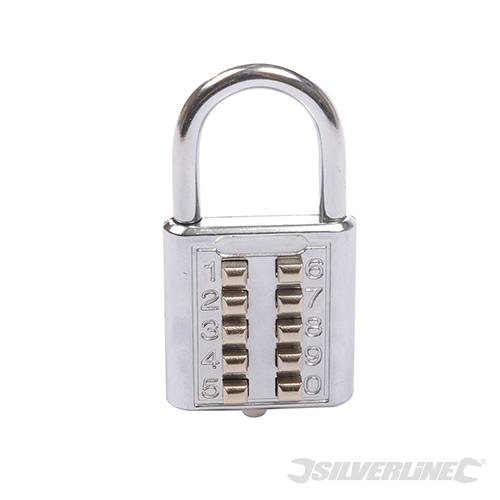 Digital Combination Padlock 10-Digit 38mm 960640 - Image 2