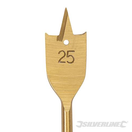 Titanium-Coated Flat Bit 25mm 983751 - Image 2