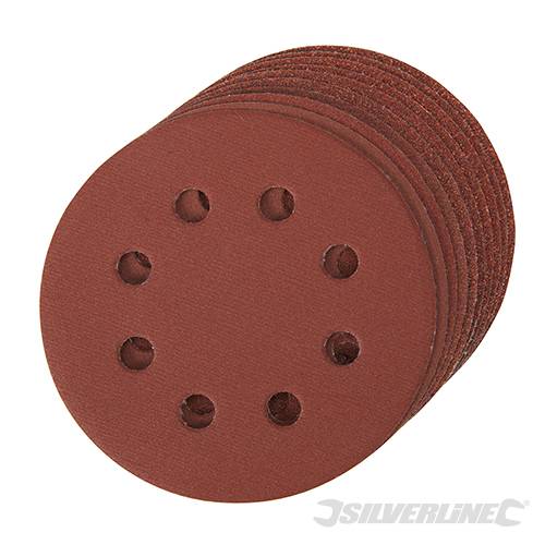 Hook & Loop Discs Punched 115mm 10pce 115mm 4 x 60 990864