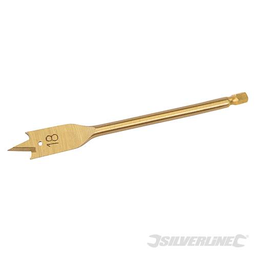 Titanium-Coated Flat Bit 18mm 991858