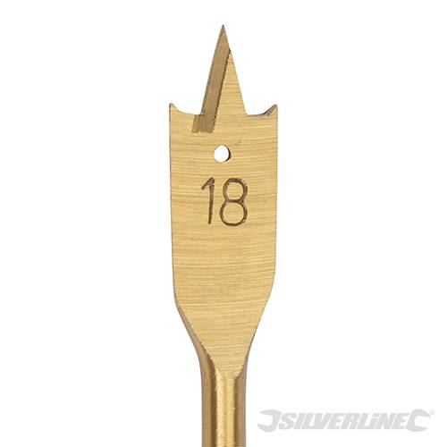 Titanium-Coated Flat Bit 18mm 991858 - Image 2