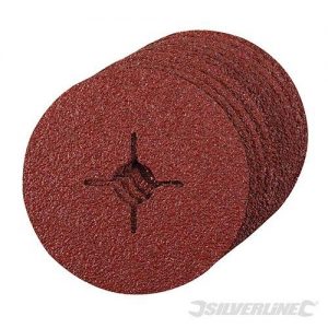 Fibre Discs 115 x 22.23mm 10pk 115mm 24 Grit 993050