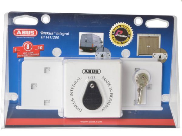 141/200 Diskus® Integral Van Lock White & 26/70mm Diskus® Padlock ABU14126C - Image 4
