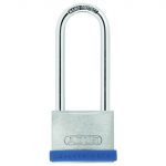 40mm Silver Rock 5 Padlock Long Shackle 63mm ABU540LS63C