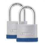 50mm Silver Rock 5 Padlock Twin Pack ABU550TC