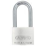 64TI/40mm TITALIUM Padlock 40mm Long Shackle Carded ABU64TI4040C