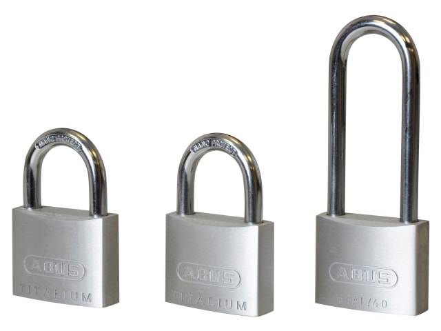 64TI/40mm TITALIUM Padlock Triple Pack (1 Long Shackle) ABU64TI4063T - Image 2