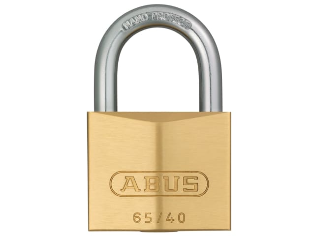 65/40mm Brass Padlock Carded ABU6540C