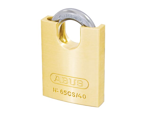 65CS/40mm Brass Padlock Closed Shackle Carded ABU6540CSC