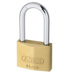 65/40mm Brass Padlock 40mm Long Shackle Carded ABU6540LS40C