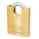 65CS/50mm Brass Padlock Closed Shackle Carded ABU6550CSC