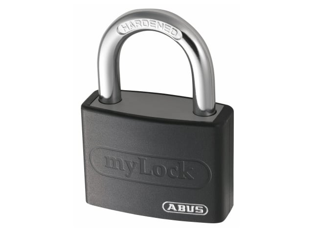 T65AL/40mm My Lock Aluminium Padlock Black Keyed Alike 6402 ABUKA49945
