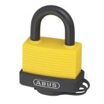 70AL/45mm Aluminium Padlock Yellow ABU70AL45YEL