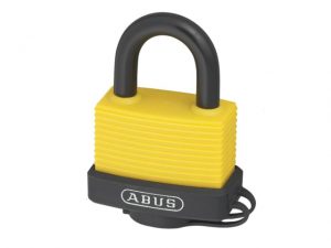 70AL/45mm Aluminium Padlock Yellow Keyed Alike 6401 ABUKA49969