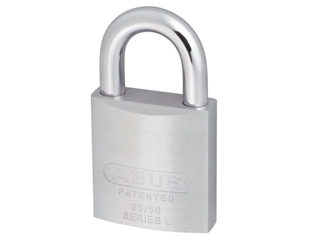 83/50mm Chrome Plated Brass Padlock ABU8350