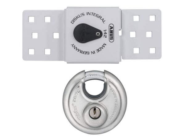 142 Series Sliding Door Van Lock & 26/70mm Diskus® Padlock ABU83978