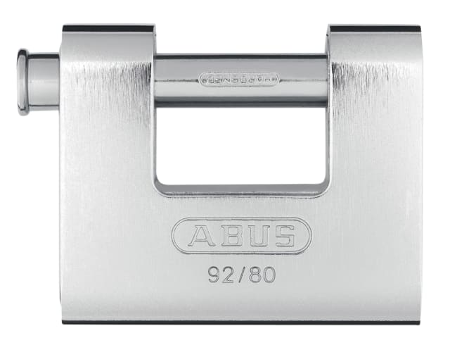 92/80mm Monoblock Brass Body Shutter Padlock ABU9280