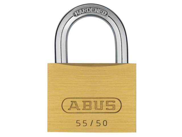 55/50mm Brass Padlock Keyed Alike 5502 ABUKA02875