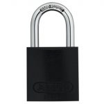 72/40mm Aluminium Padlock Black Keyed Alike TT00260 ABUKA45234