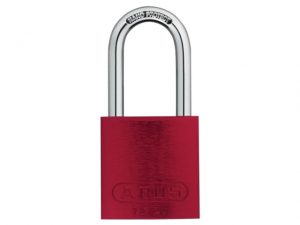 72/40mm Aluminium Padlock 40mm Long Shackle Red Keyed Alike TT0216262 ABUKA45239