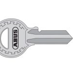 84/40 40mm R Key Blank ABUKB00681