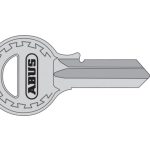 T84/40 40mm Left Hand Key Blank 08682 ABUKB00682