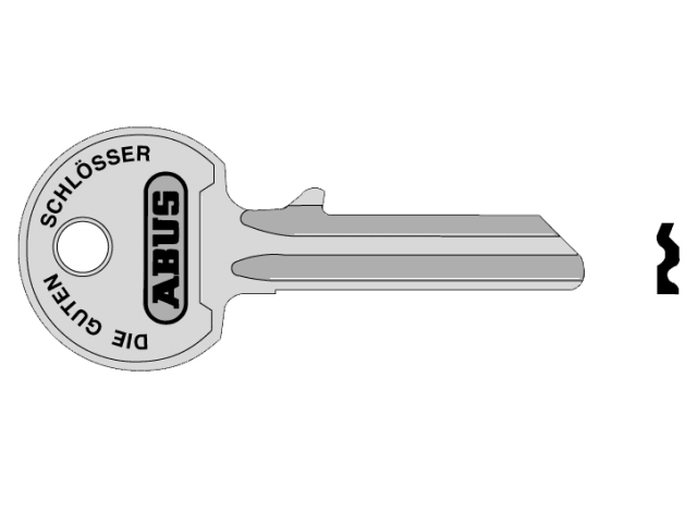 36/55 55mm Right Hand Key Blank ABUKB00835