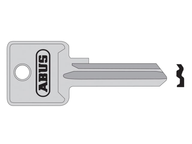 85/50 50mm +60 Left Hand Key Blank ABUKB02697